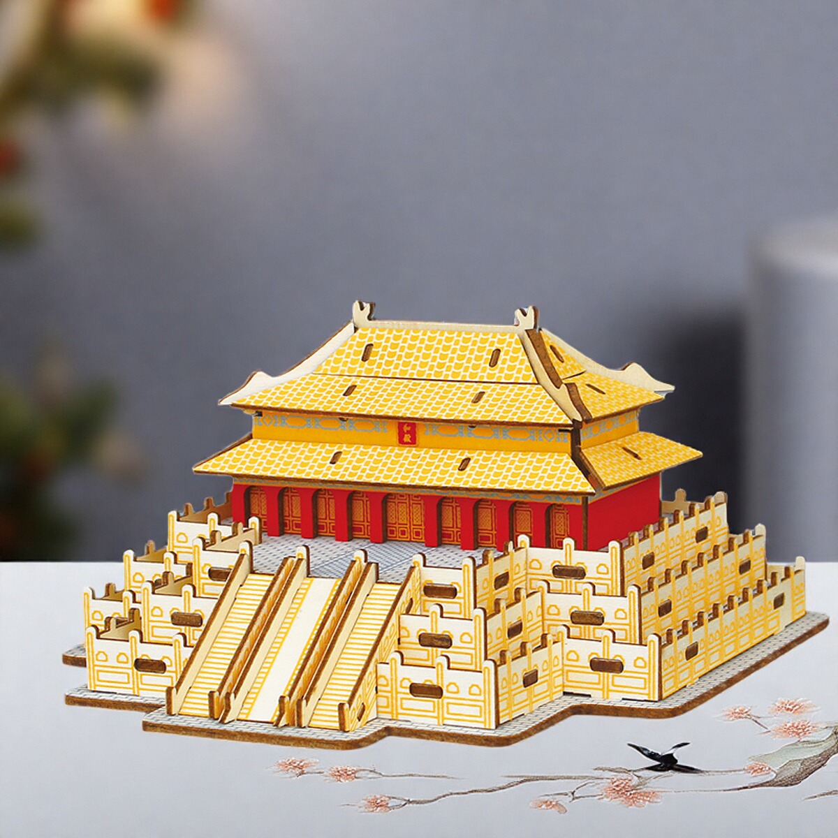 北京故宫太和殿木质拼装模型