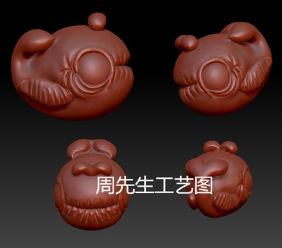 三维立体图圆雕图图纸stl文件海豚卡通海豚雕刻机3d模型 Q703