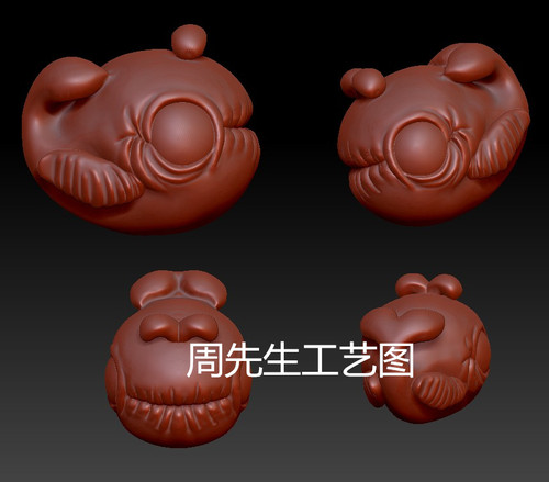 三维立体图圆雕图图纸stl文件海豚卡通海豚雕刻机3d模型 Q703