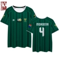 Number 4 Quick-Dry Away Jersey
