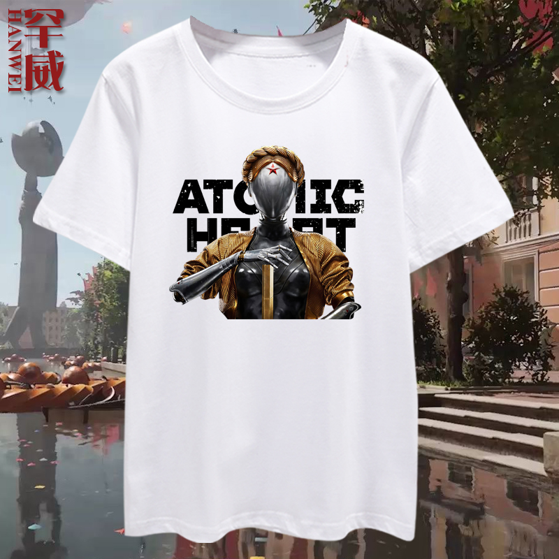原子之心前苏联游戏周边短袖T恤