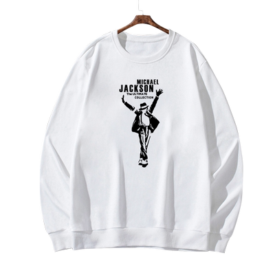 嘻哈套头薄款长袖圆领卫衣