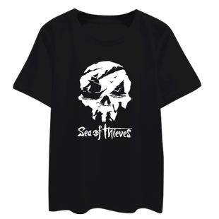 steam盗贼之海航海传奇海盗游戏周边短袖T恤衫男女纯棉半袖上衣服