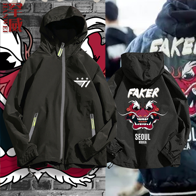 sktt1新战队队服同款男skt1游戏