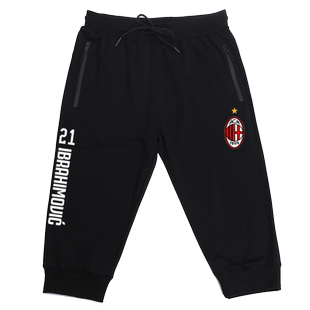 意甲AC米兰队足球迷服伊布卡卡周边7七分裤子男女短裤休闲裤卫裤