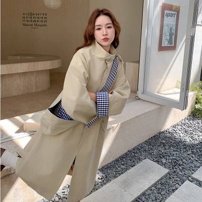 韩系设计感大衣可拆卸风衣外套女