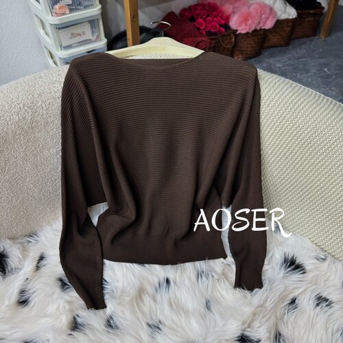 AOSER新款时尚百搭显瘦针织衫