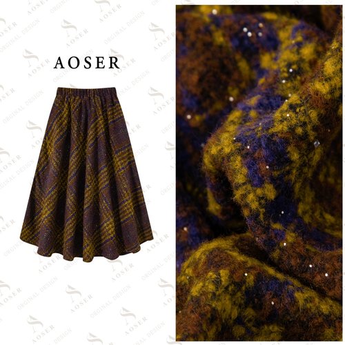 AOSER时尚宽松显瘦遮肉半身裙