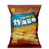 韩式 鸡肉粉丝黑胡椒味海苔卷1kg油炸粉条紫菜卷加热即吃网红小吃