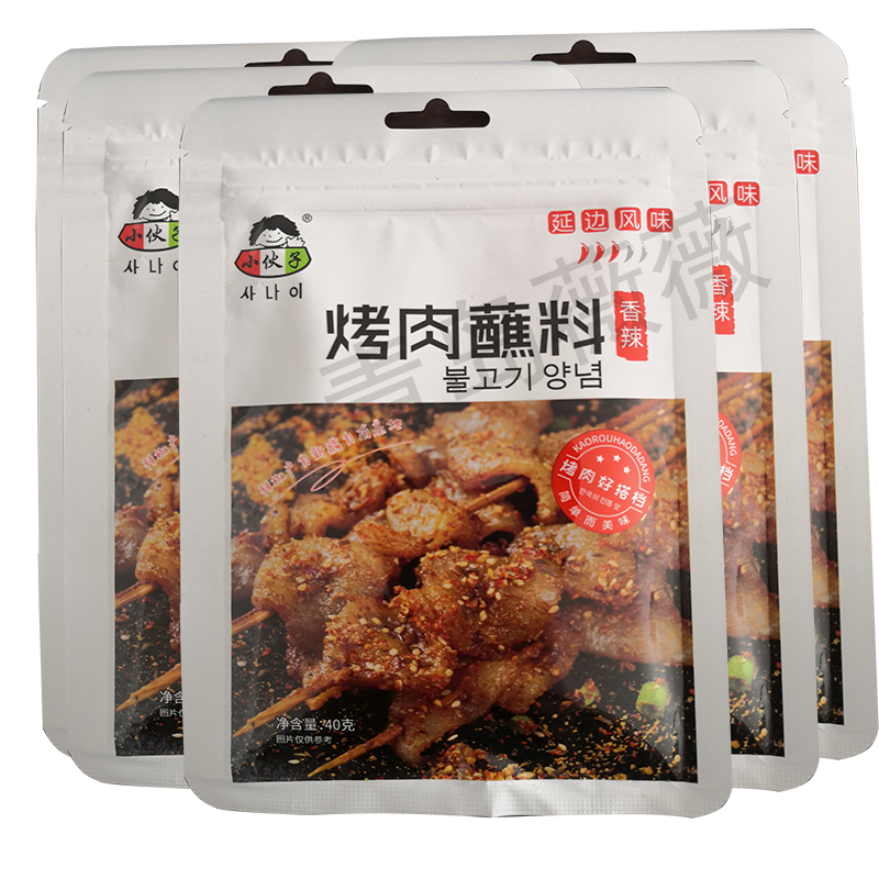 韩式小伙子香辣5包面筋烤肉蘸料