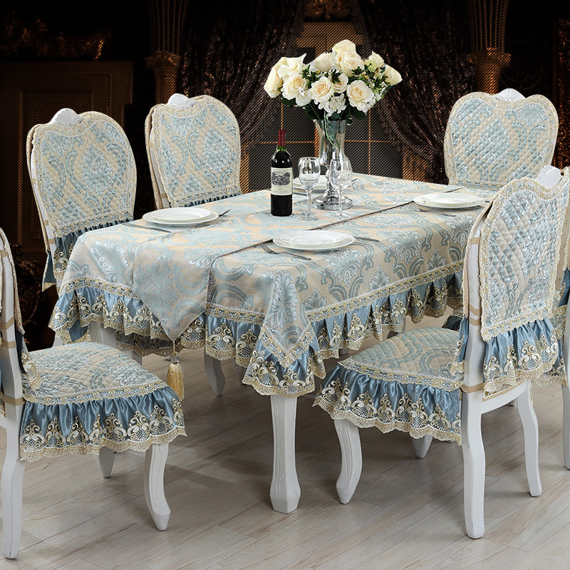 欧式餐桌布桌垫布艺桌子椅防油