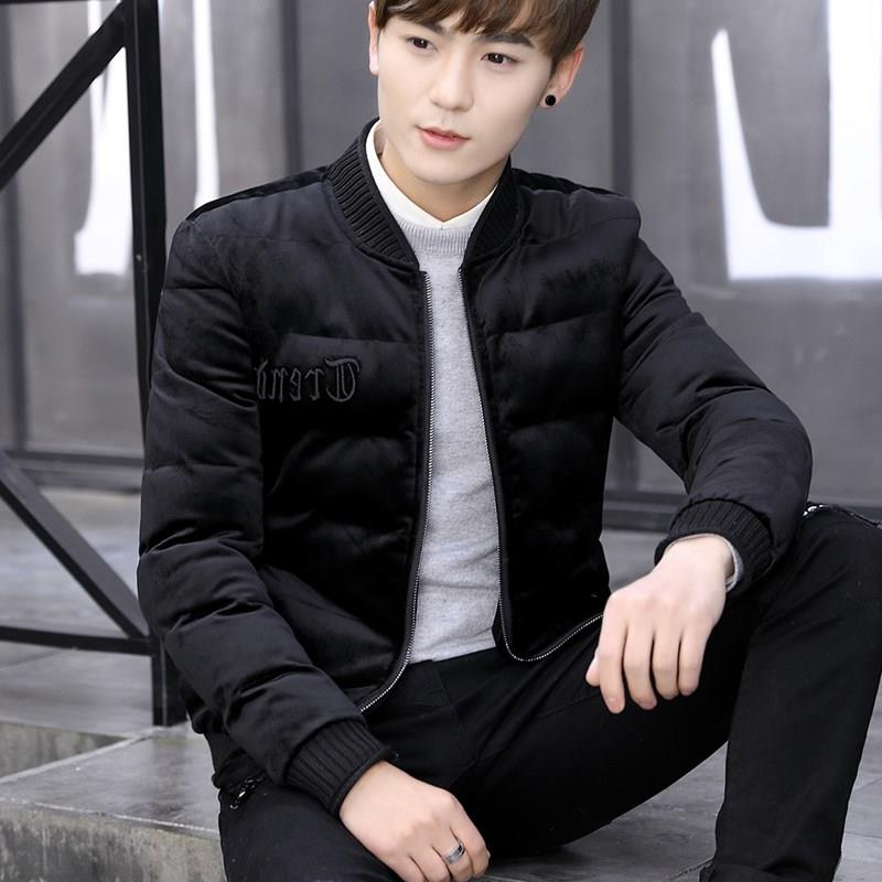 棉衣男士冬季棒球领羽绒棉服时尚加厚短款青少年潮流学生棉袄外套