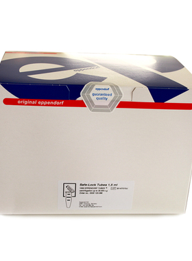 艾本德 Eppendorf 30120086 Safe-Lock 微量离心管 0030120086 1.5ml 无色,1000个/盒