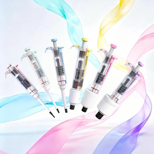 LABSELECT 甄选  2.5u/10u/20u/50u/100u/200u/1000u/5ml/10ml/20ml手动单道可调移液器 半支消毒 透明