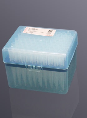 LABSELECT 甄选 T-01000-R-S 1000μL无菌盒装吸头,透明77.98mm 100支/盒 10盒/中盒 5中盒/箱