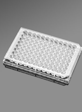 BD Falcon 353072 96孔细胞培养板，单孔面积0.32cm2 单孔体积0.37mL 标准TC 平底,带盖 50块/箱