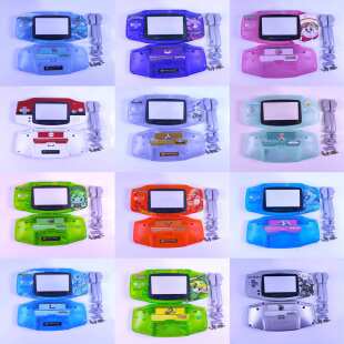 适用GBA游戏机机壳 外壳Game Boy Advance游戏机机壳 GBA替换外壳