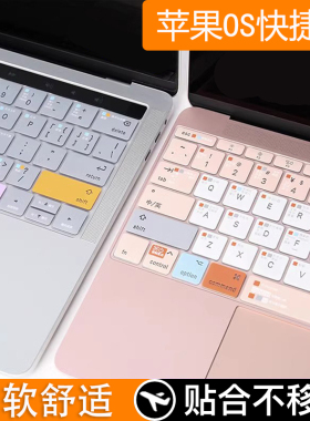 2025新款适用macbookair键盘膜13苹果pro14笔记本M5保护套13.6保护膜macpro电脑M4M3贴膜2024功能16快捷键15