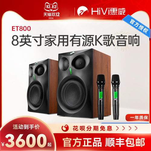 惠威1000家庭ktv音响话筒蓝牙