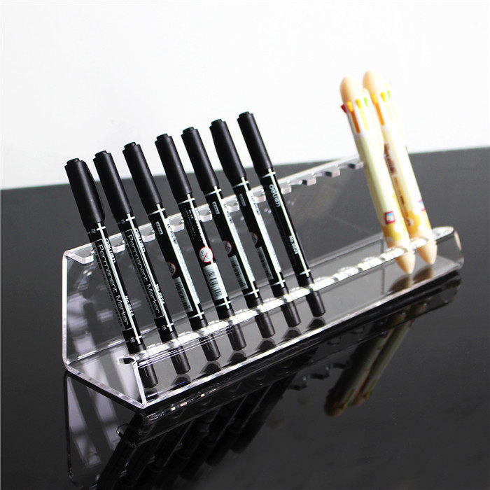 亚克力 钢笔架 展示架 高档马克笔眉笔画笔水性笔透明陈列架 笔架