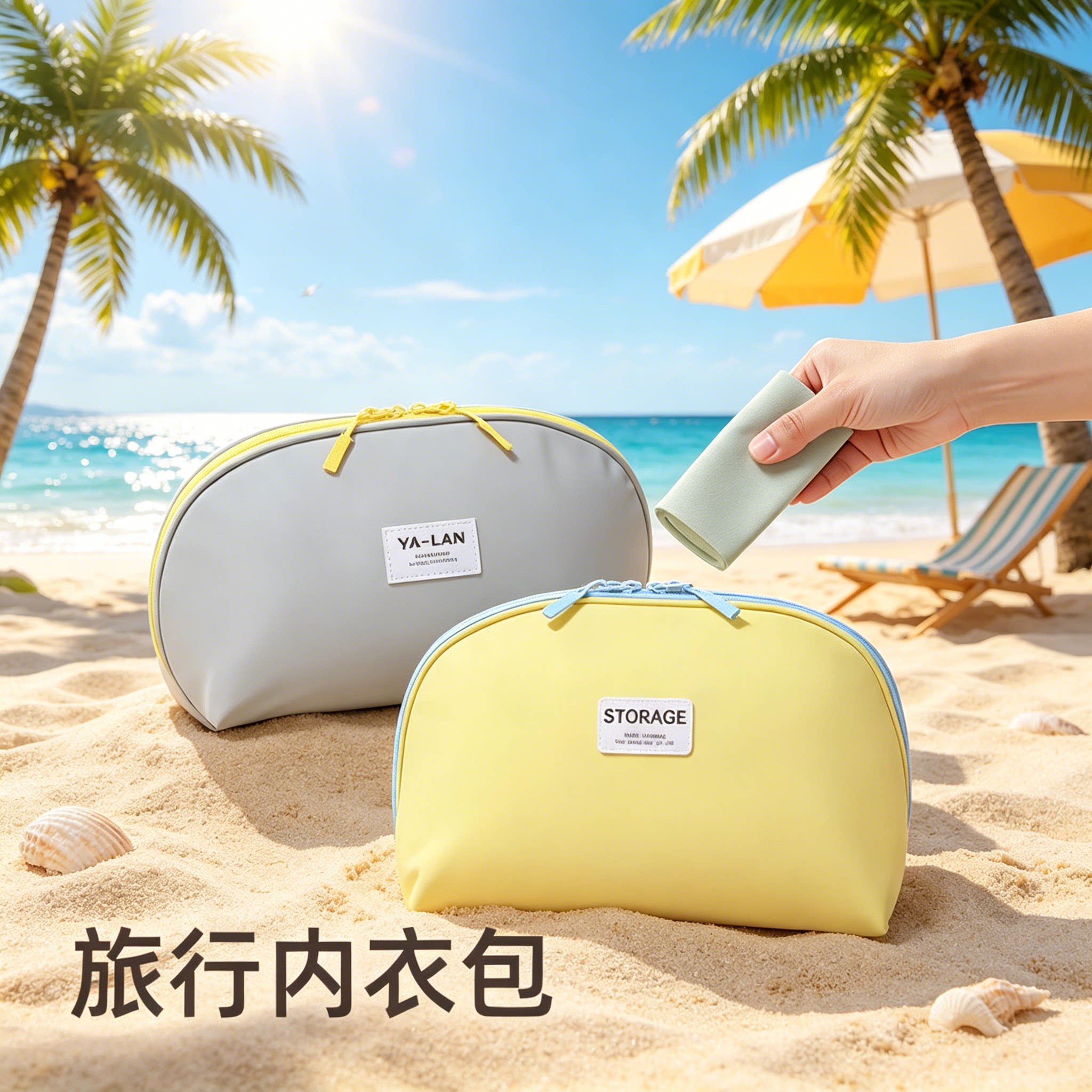 内衣收纳袋便携出差旅行内衣收纳包多功能内衣裤收纳袋旅行收纳袋