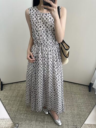 夏季新款无袖连衣裙