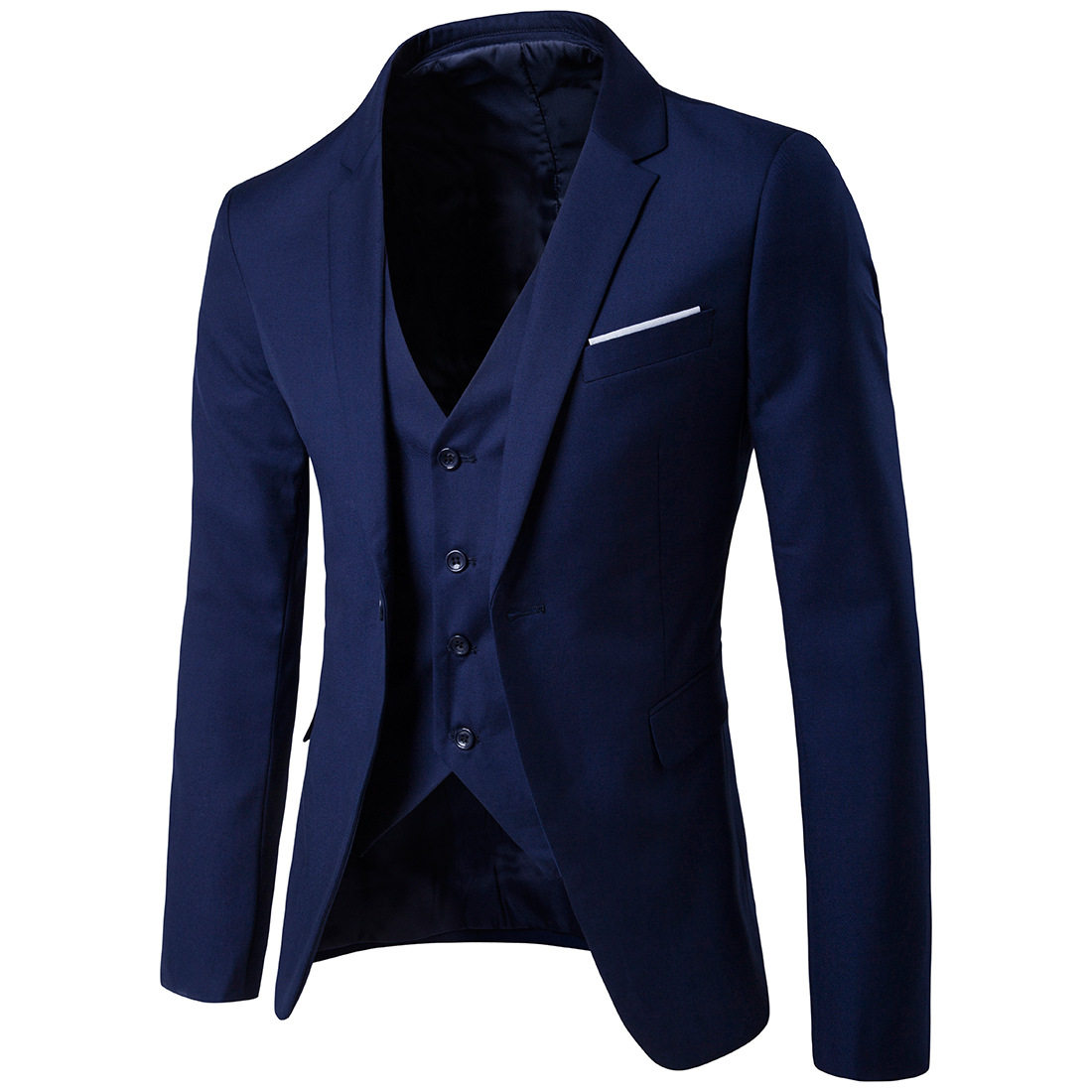 SPRING SUIT SUIT MENS THREE-PIECE BUSINESS FORMAL SUIT PROFESSIONAL SMALL SUIT PLUS SIZE GROOM WEDDING DRESS
