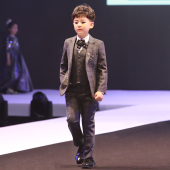 春夏花童男童礼服走秀主持人小西服演出服 男2026新款 儿童西装 套装