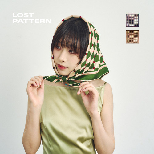 双成记真丝魔方格原创