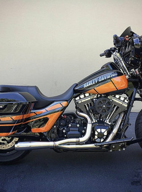 哈雷改装Beringer贝灵哲浮动刹车碟盘 M8软尾路威ST突破旅行大道