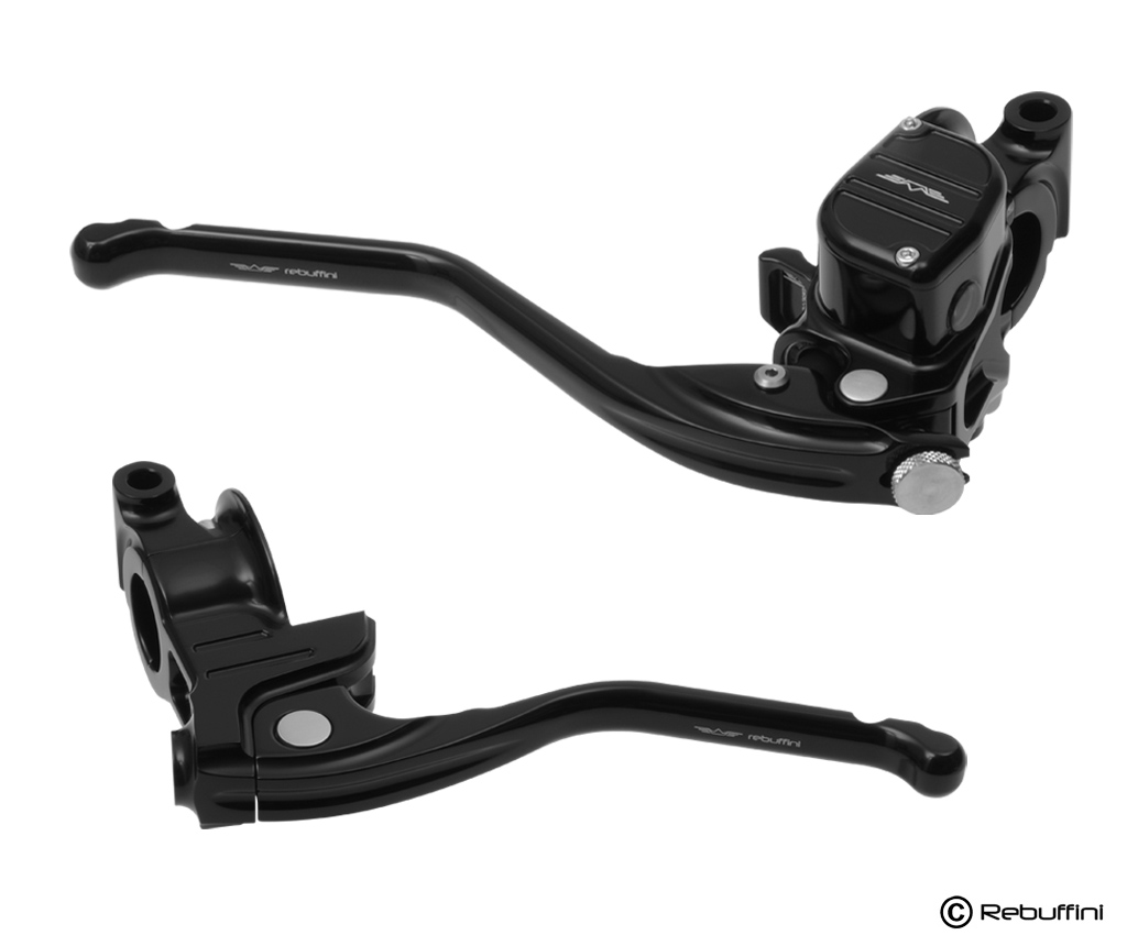 哈雷改装rebuffini牛角手动控制