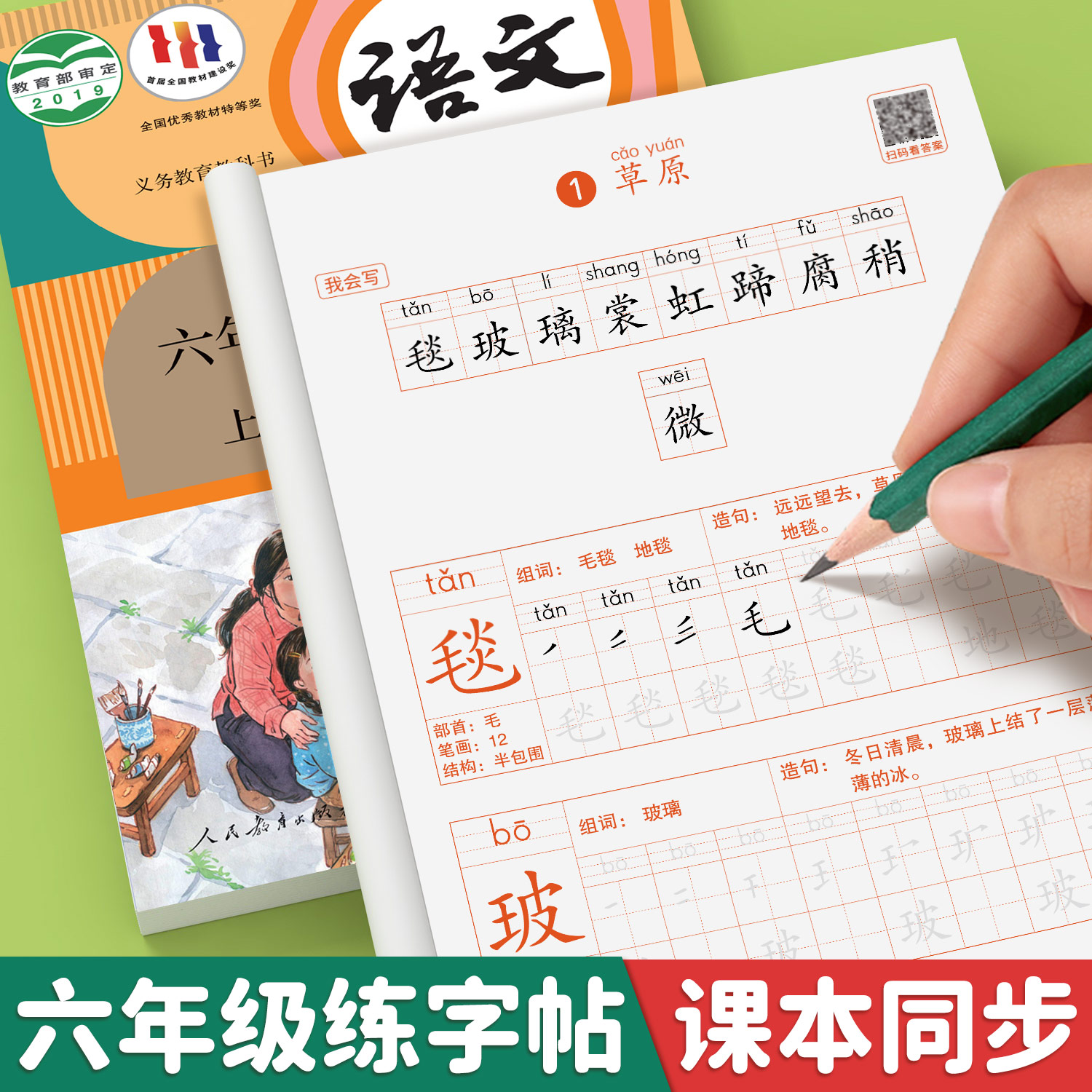 2025版六年级上册字帖练字帖