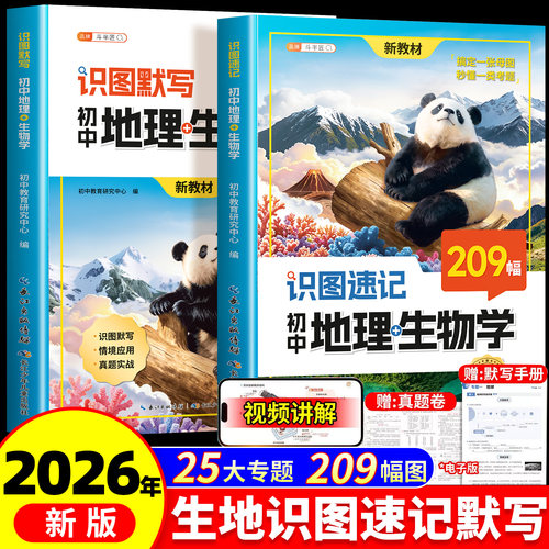 2026新版生物地理识图速记默写