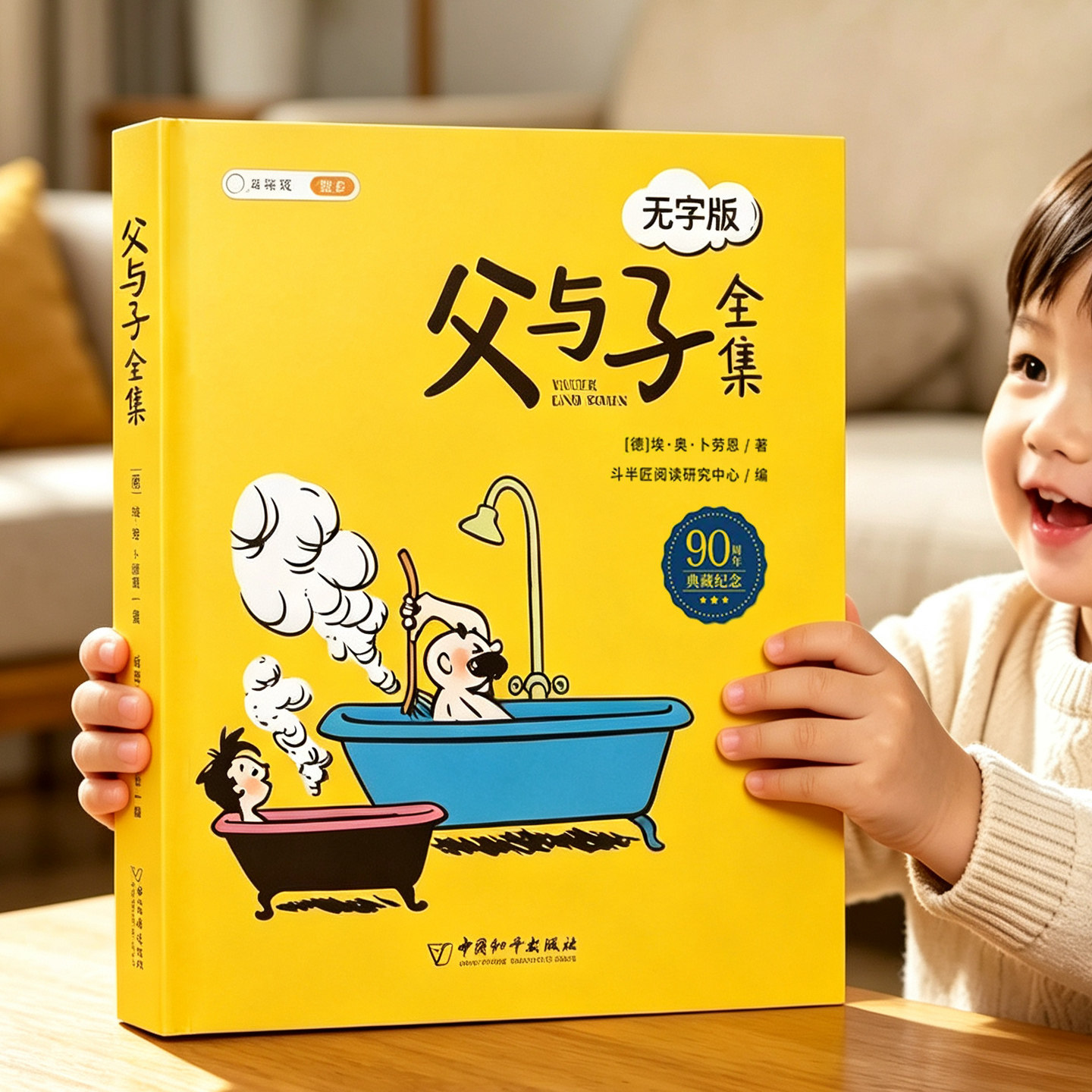 父与子漫画书全集正版无字版小学生一年级二年级上册课外阅读书籍
