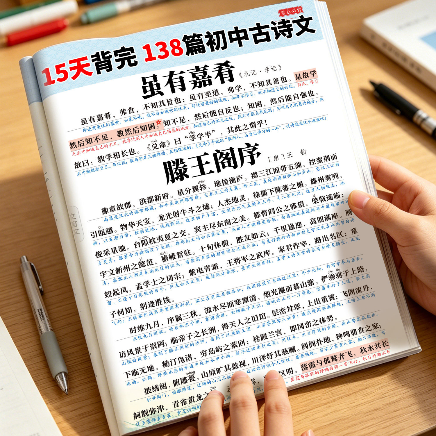 斗半匠初中必背古诗词文言文全解
