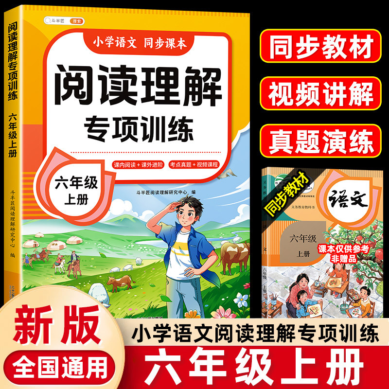 六年级上册读理解专项训练书