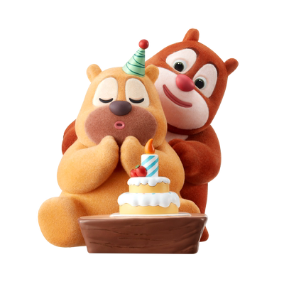 熊出没最好的我们盲盒熊大熊二潮玩车载桌面摆件玩具生日礼物学生