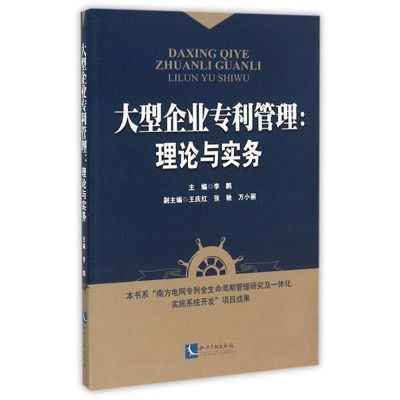 正版 大型企业专利管理理论与实务 9787513023764 知识产权出版社