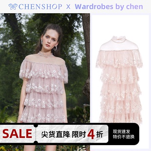 chen粉黛流星精美绣珠亮⽚蛋糕裙CHENSHOP设计师 Wardrobes