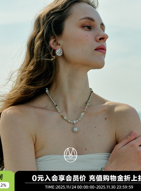 鞠婧祎同款日出项链手链饰品