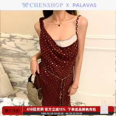 古力娜扎同款Palavas桑格利亚之夏连衣裙百搭CHENSHOP设计师品牌