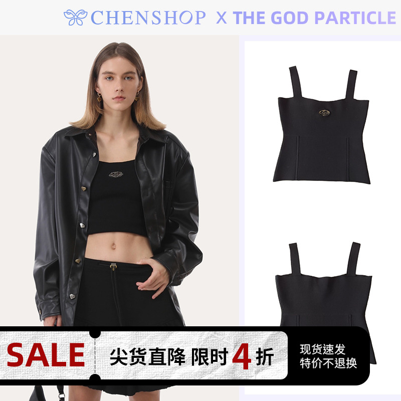 THE GOD PARTICLE时尚潮流背带紧身背心吊带女CHENSHOP设计师品牌-封面