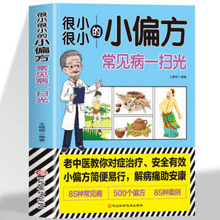 老中医教你对症治疗安全有效保健身体食疗养身美容养颜偏方秘方传统生活智慧常见病防治养生书籍 常见病一扫光 很小很小 小偏方