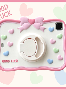 苹果2024新款ipadair6保护壳九可爱pro11寸360旋转硅胶七八10.2适用mini5防摔air2全包8平板十代ipad9套A2602