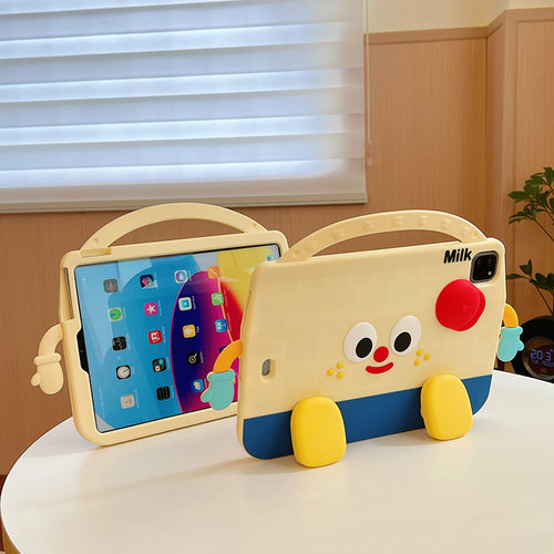 2024款pro11苹果ipad 10平板保护套第六代air6卡通10.2儿童十防摔适用8/9全包可爱mini5七八硅胶9.7寸A2602五