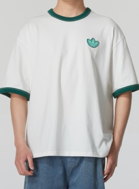 adidas阿迪达斯三叶草夏季男子运动休闲短袖T恤JI7485 JP1414