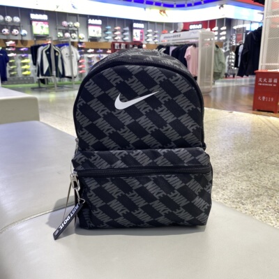 耐克双肩包新款男女款初高中生书包印花休闲运动背包HV6481-010