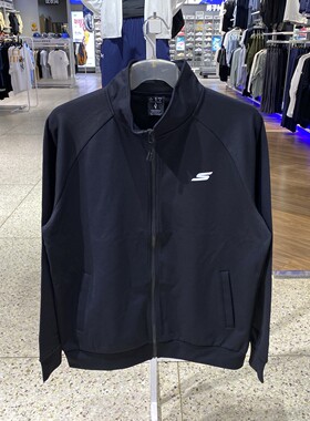 Skechers/斯凯奇男女新款跑步运动休闲情侣立领夹克外套P225U135