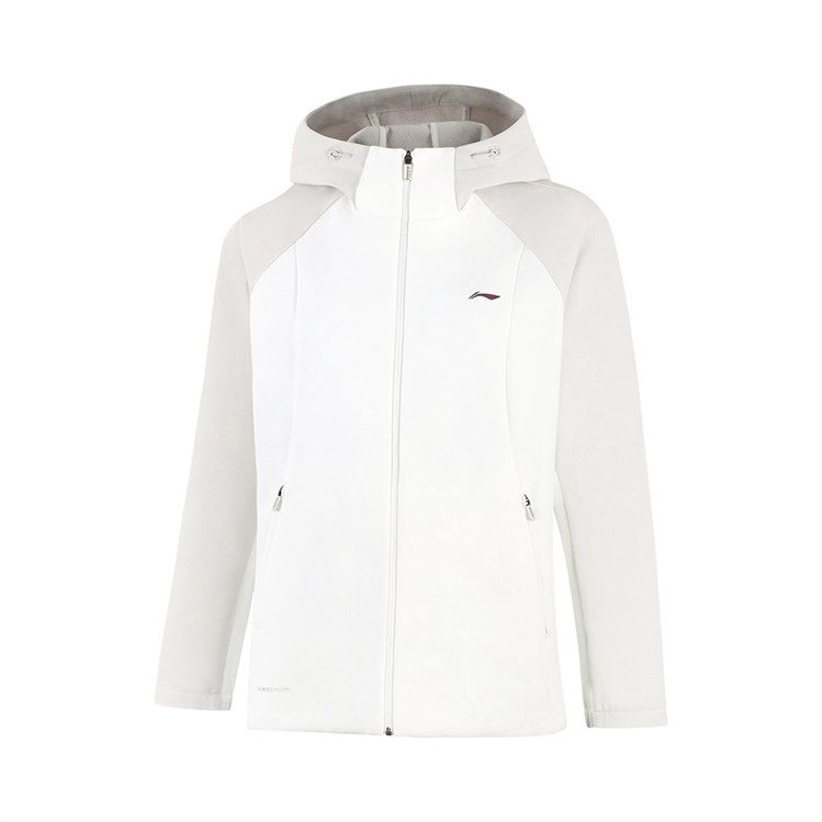 李宁正品2025冬女厚加绒保暖防风连帽夹克外套AFDVB70-1/2/4