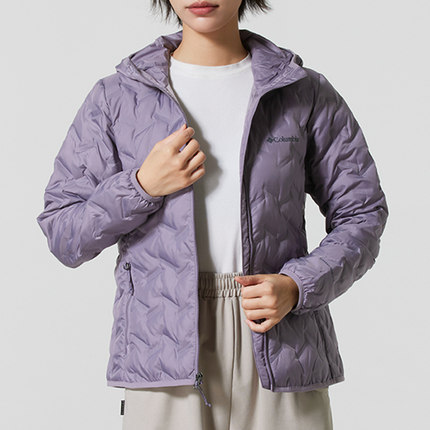 哥伦比亚秋冬新款羽绒服女户外银点拒水650蓬轻薄无缝压胶WR2769
